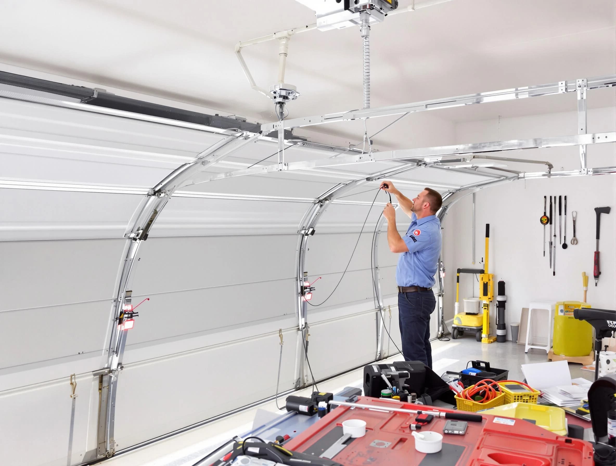 Garage door cable repair service by Port Charlotte Garage Door Repair in Port Charlotte