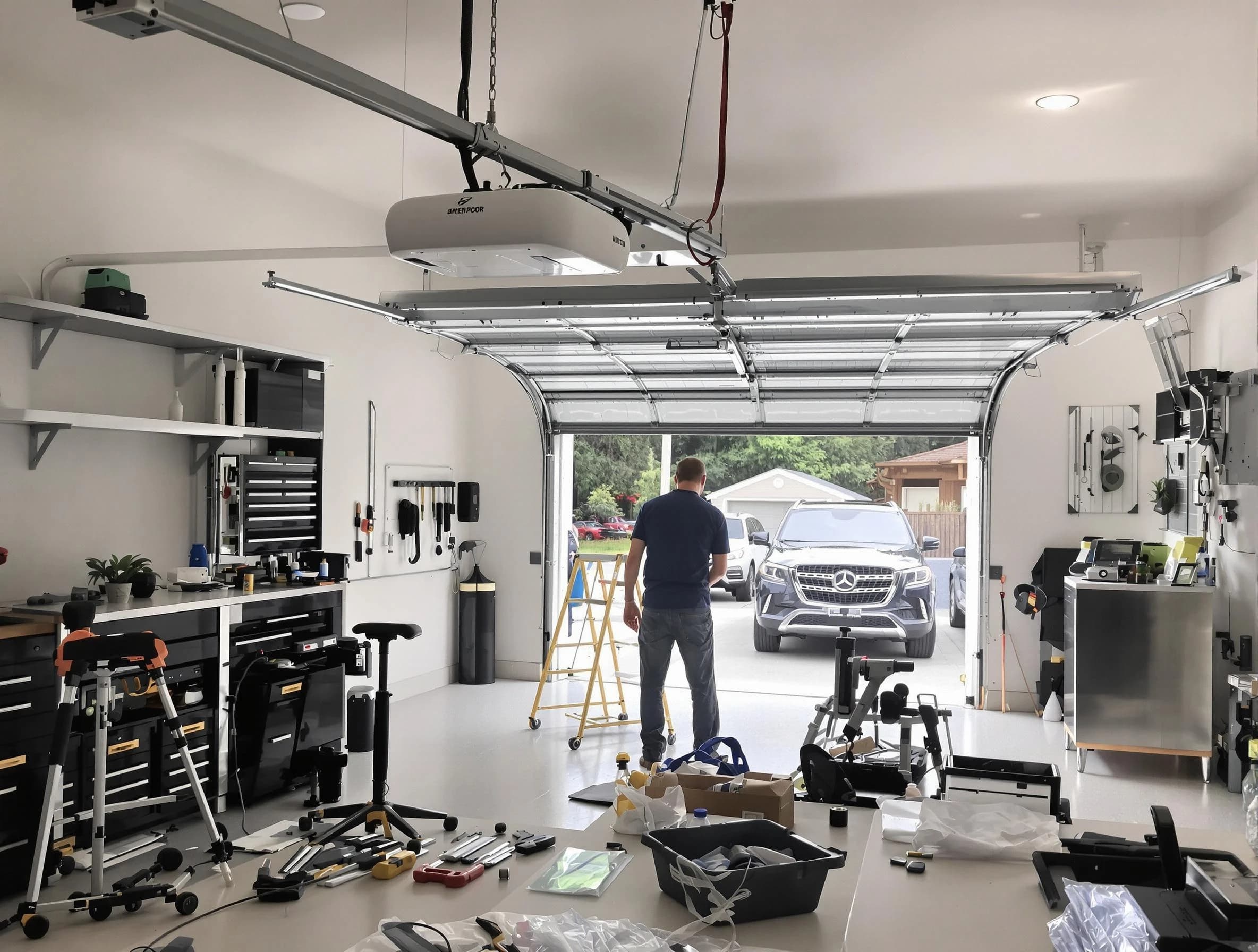 Garage door opener installation by Port Charlotte Garage Door Repair in Port Charlotte