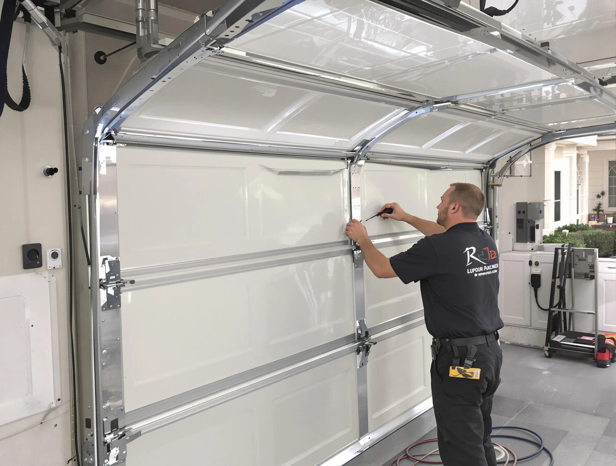 Port Charlotte Garage Door Repair professional performing panel repair in Port Charlotte