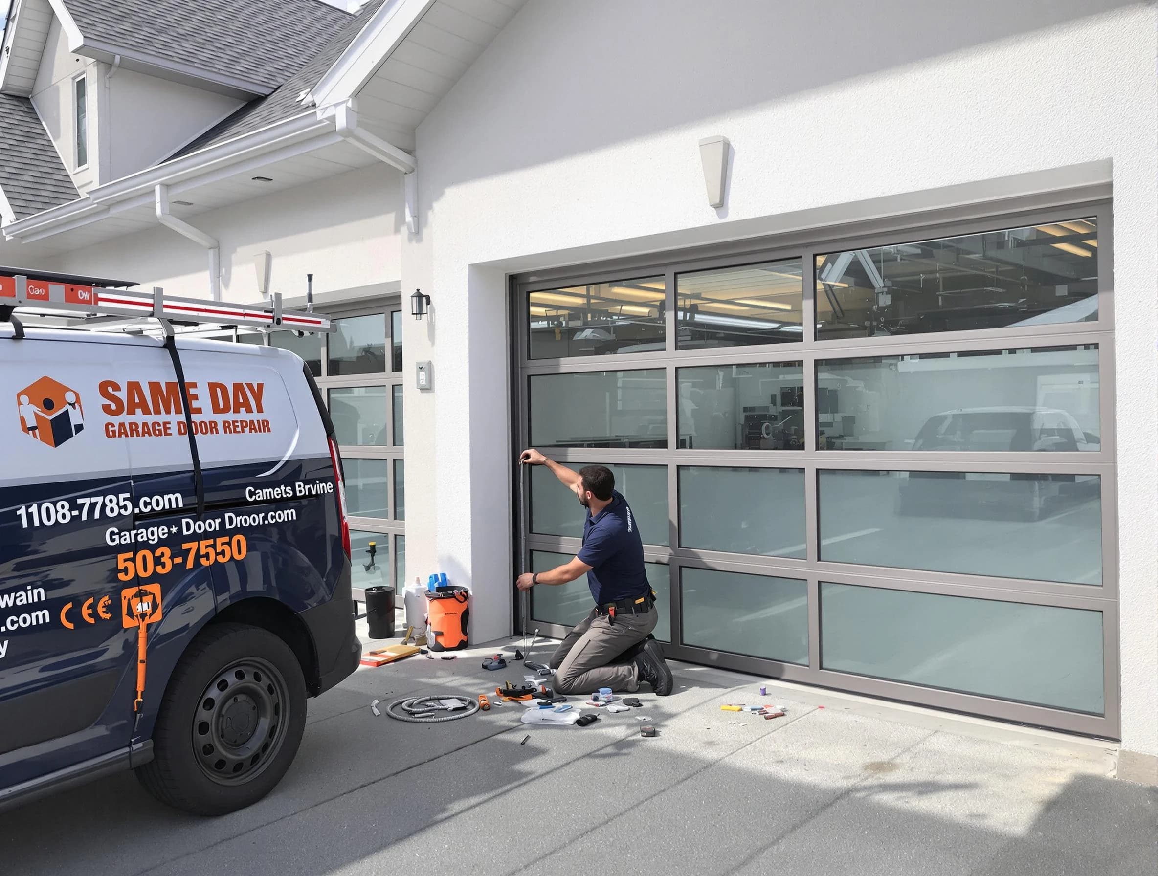 Same-day garage door repair service by Port Charlotte Garage Door Repair in Port Charlotte